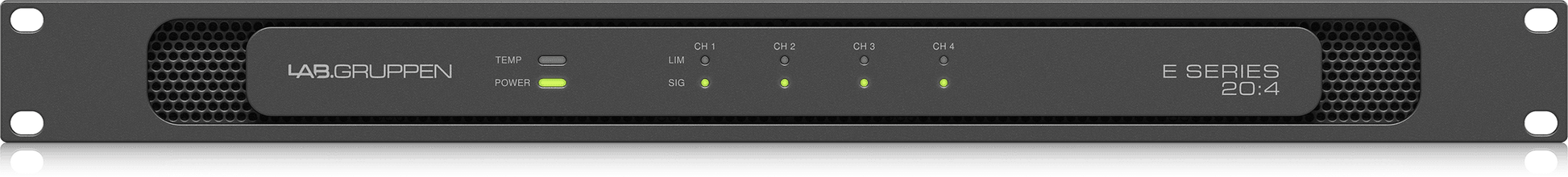 Lab Gruppen E 20:4-2000 Watt Amplifier with 4 Flexible Output Channels for Installation Applications