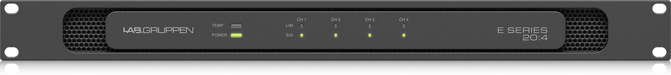 Lab Gruppen E 20:4-2000 Watt Amplifier with 4 Flexible Output Channels for Installation Applications