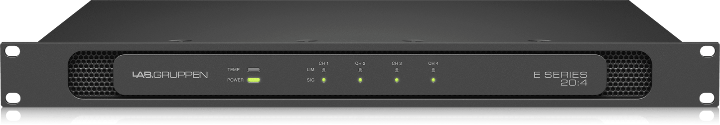 Lab Gruppen E 20:4-2000 Watt Amplifier with 4 Flexible Output Channels for Installation Applications