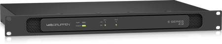 Lab Gruppe E 4:2-400 Watt Amplifier with 2 Flexible Output Channels for Installation Applications