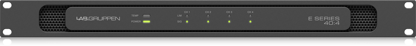 Lab Gruppen E 40:4-4000 Watt Amplifier with 4 Flexible Output Channels for Installation Applications