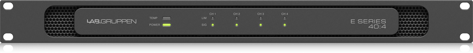 Lab Gruppen E 40:4-4000 Watt Amplifier with 4 Flexible Output Channels for Installation Applications