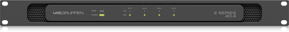 Lab Gruppen E 40:4-4000 Watt Amplifier with 4 Flexible Output Channels for Installation Applications