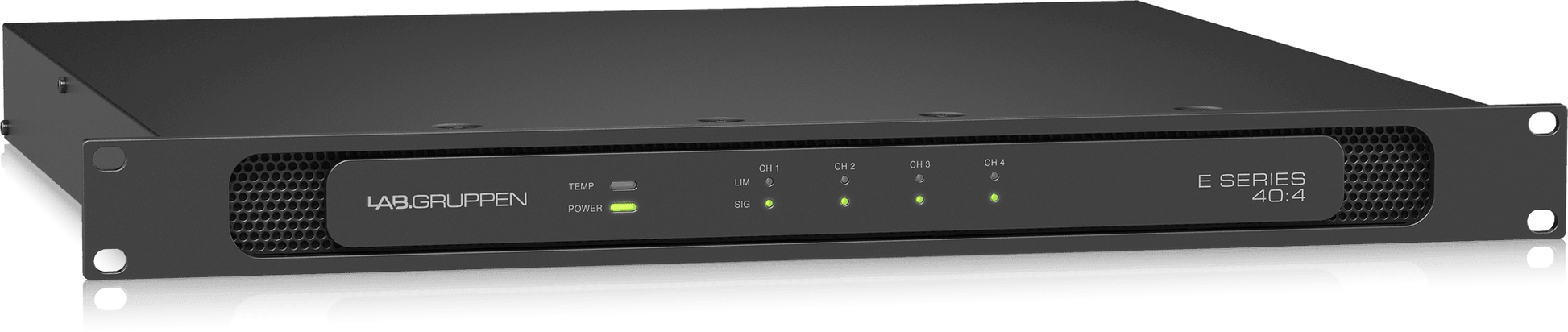 Lab Gruppen E 40:4-4000 Watt Amplifier with 4 Flexible Output Channels for Installation Applications