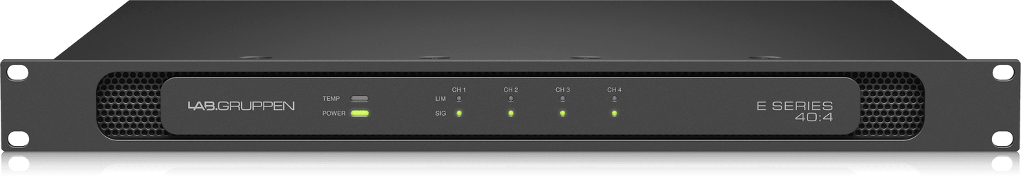 Lab Gruppen E 40:4-4000 Watt Amplifier with 4 Flexible Output Channels for Installation Applications