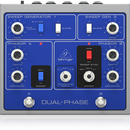 Behringer DUALPHASE Phase Shifter Guitar Pedal
