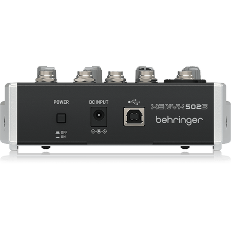 Behringer XENYX 502S Premium Analog 5-Input Mixer with USB Streaming Interface