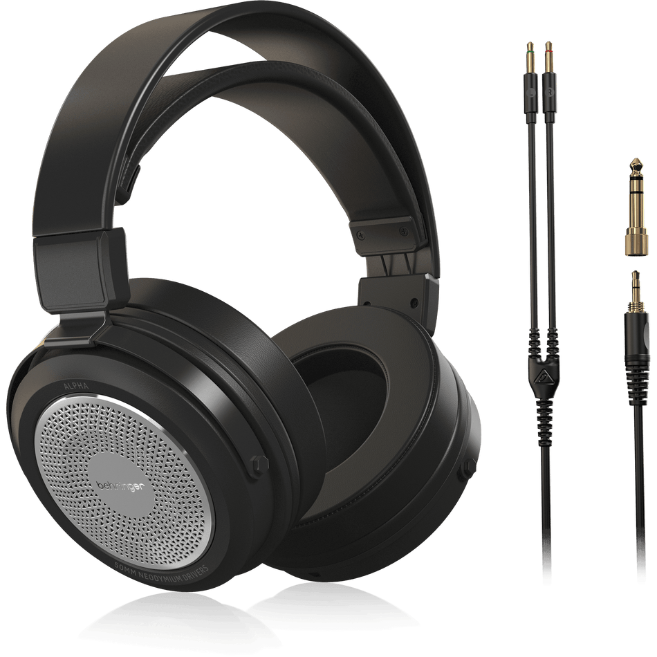 Behringer ALPHA Headphones Premium Retro-Style Open-Back High-Fidelity
