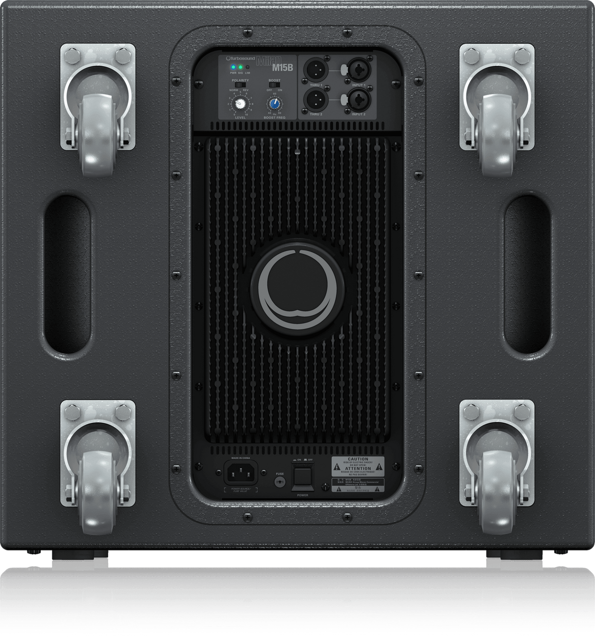 Turbosound Milan M15B 2200W 15 inch Powered Subwoofer