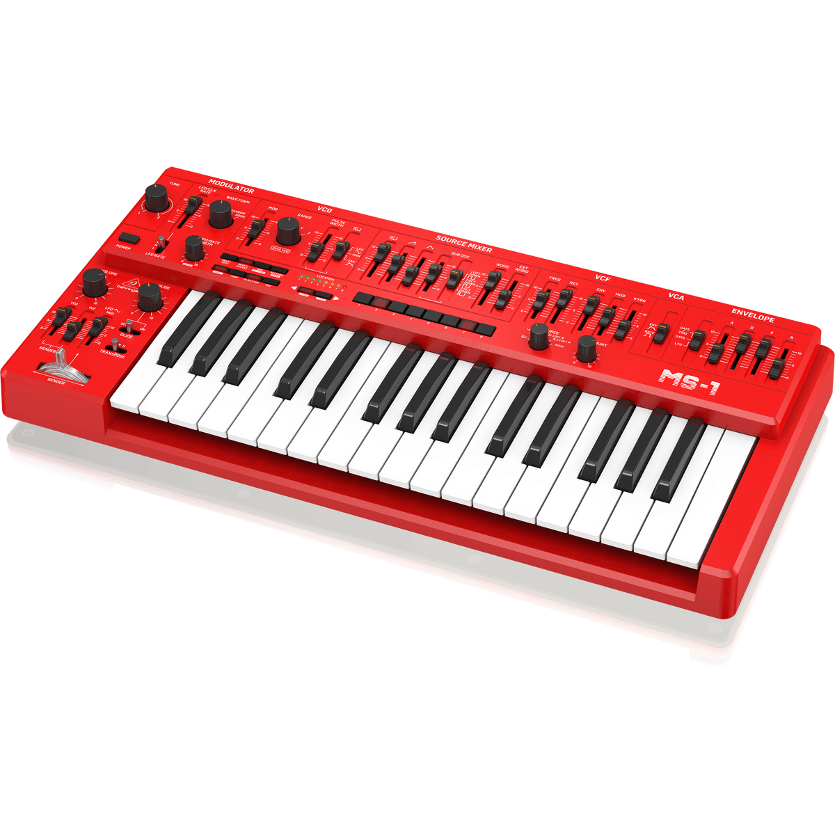 Behringer MS-1 Red Analog Synthesizer