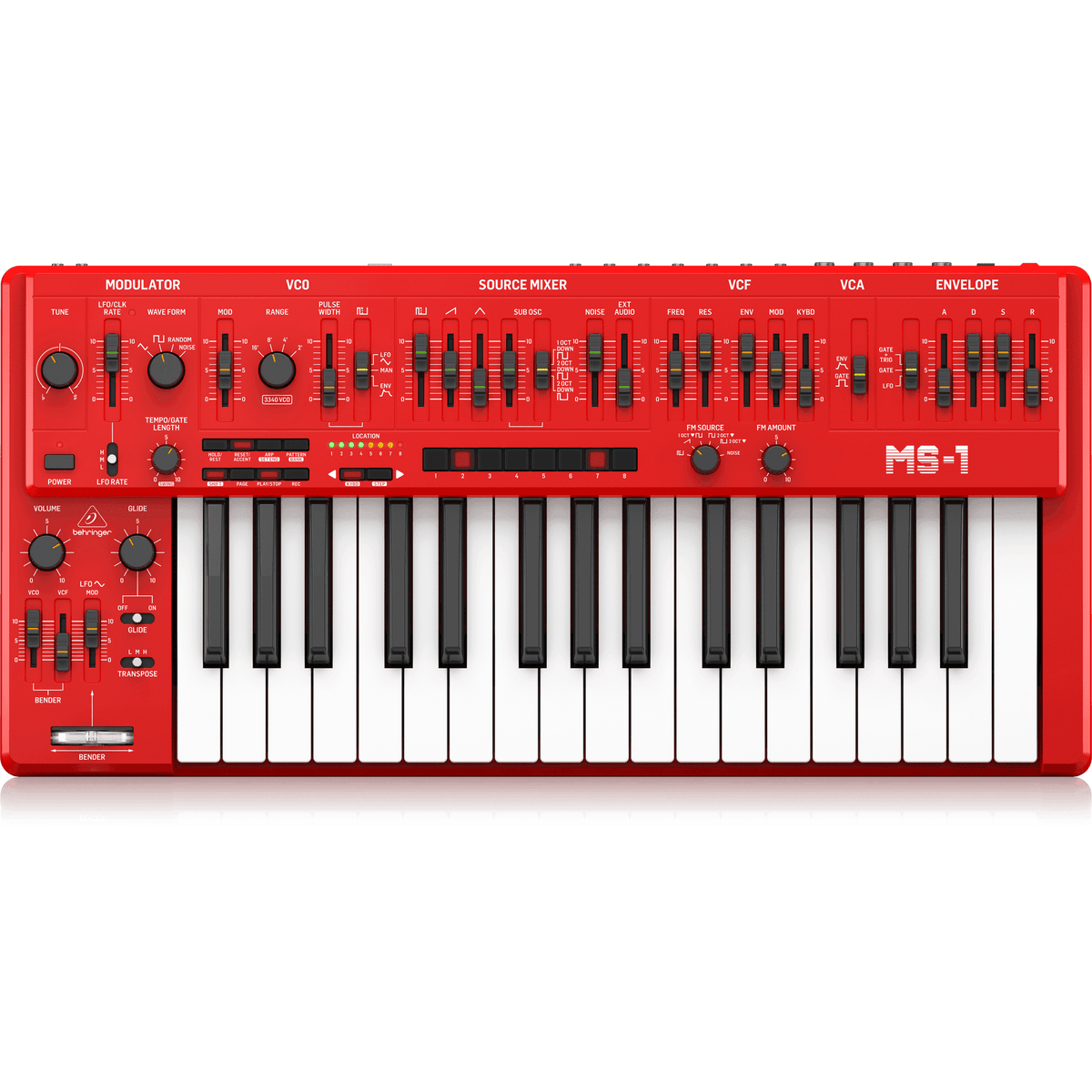 Behringer MS-1 Red Analog Synthesizer