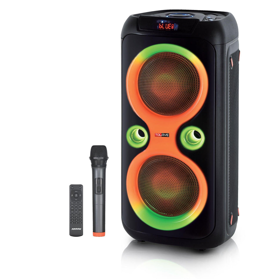 Tolaye TED8800 Portable Speaker 2x8"