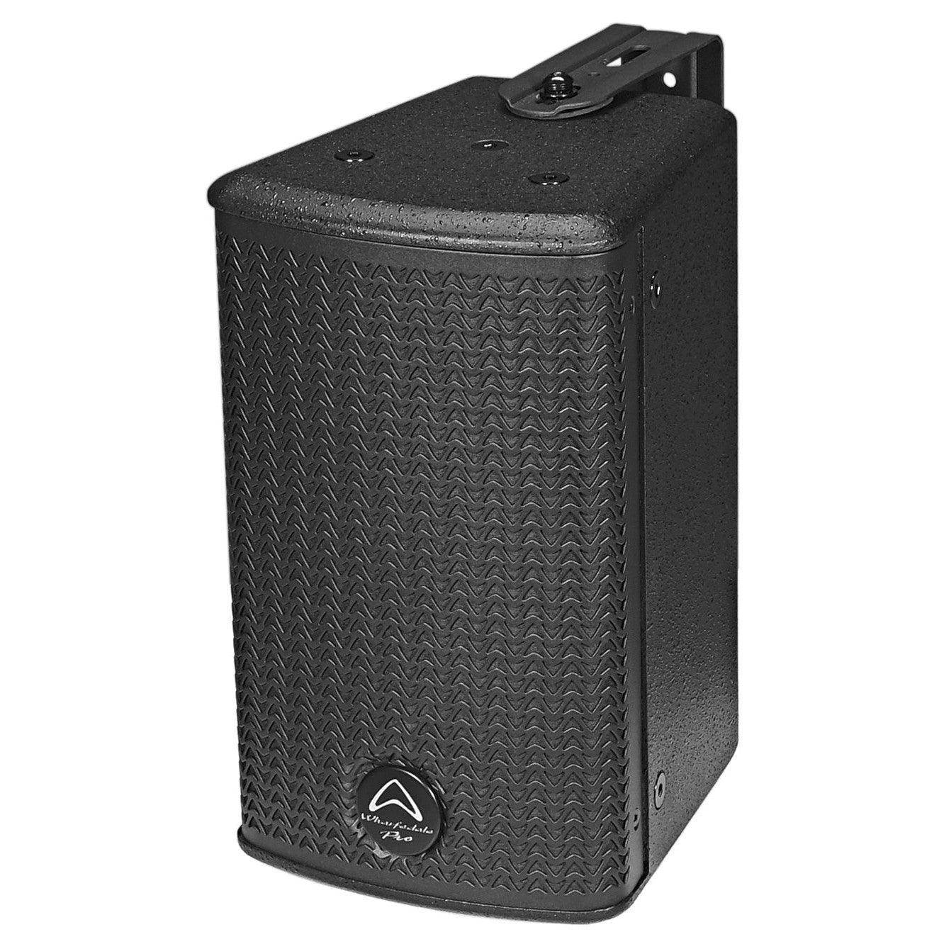 Wharfedale Pro PROGRAMMEX105T	Speaker Passive Wall Mount 1x5" 80W RMS Line/Ohm Wooden Paint Body (Black)