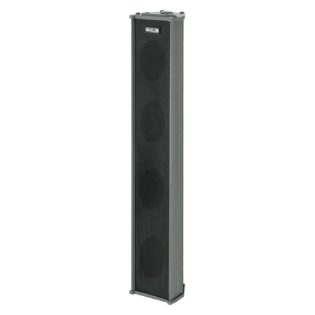 Ahuja - ASC40T Speaker Passive Wall Mount 30Watts RMS Column Speaker Line/Ohm (Black)