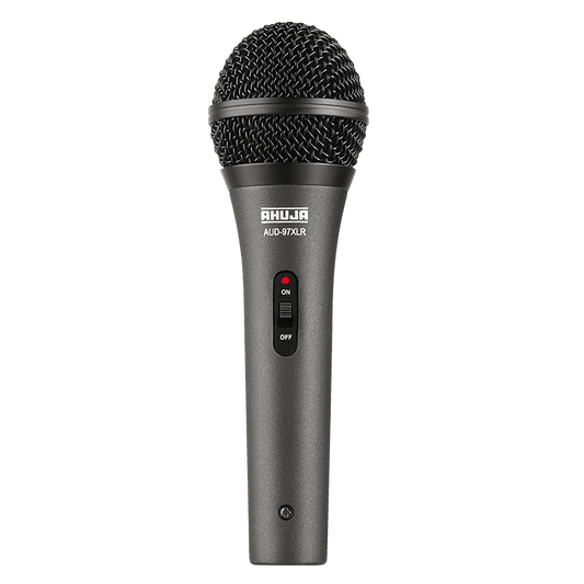 Ahuja AUD97XLR Microphone Wired Dynamic Unidirectional w/ 6Mtr Cable