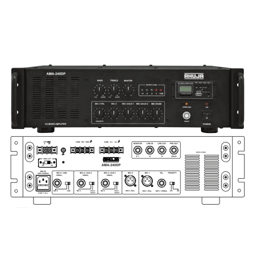 Ahuja AMA240DP PA Mixer Amplifier