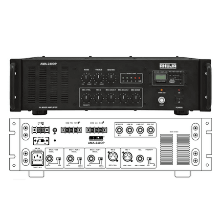 Ahuja AMA240DP PA Mixer Amplifier