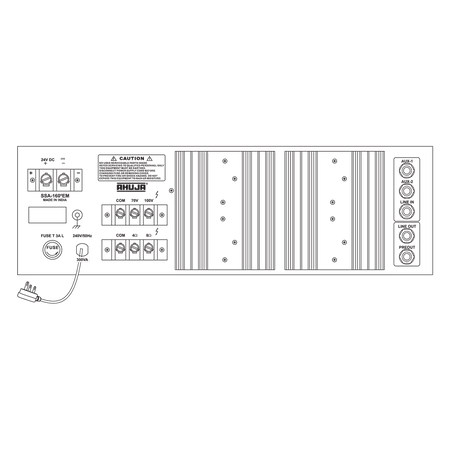 Ahuja SSA160EM Medium Wattage PA Mixer Amplifier