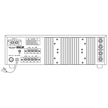 Ahuja SSB-120 PA Mixer Amplifier