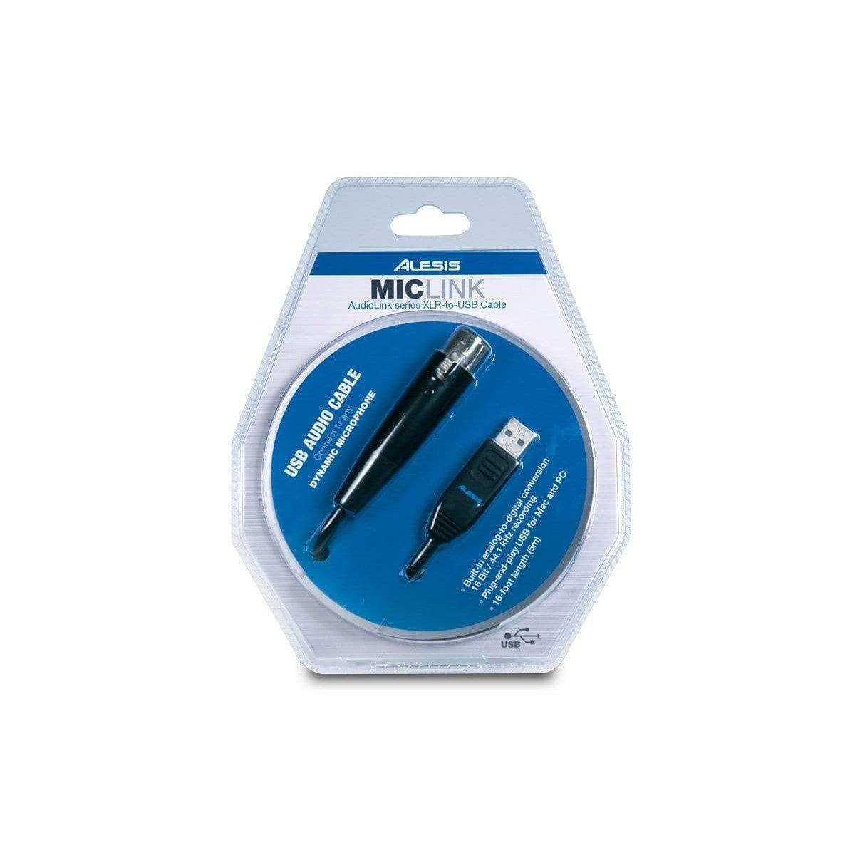 Alesis MicLink AudioLink Series XLR-to-USB Cable