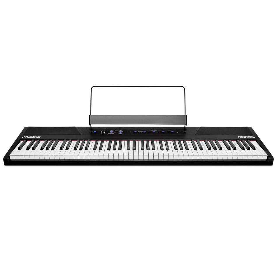 Alesis Recital Piano 88-Key Digital Piano with Semi-Weighted Keys