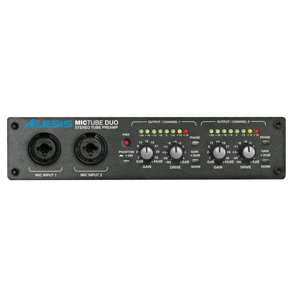 Alesis MicTube Duo Stereo Tube Microphone Preamp