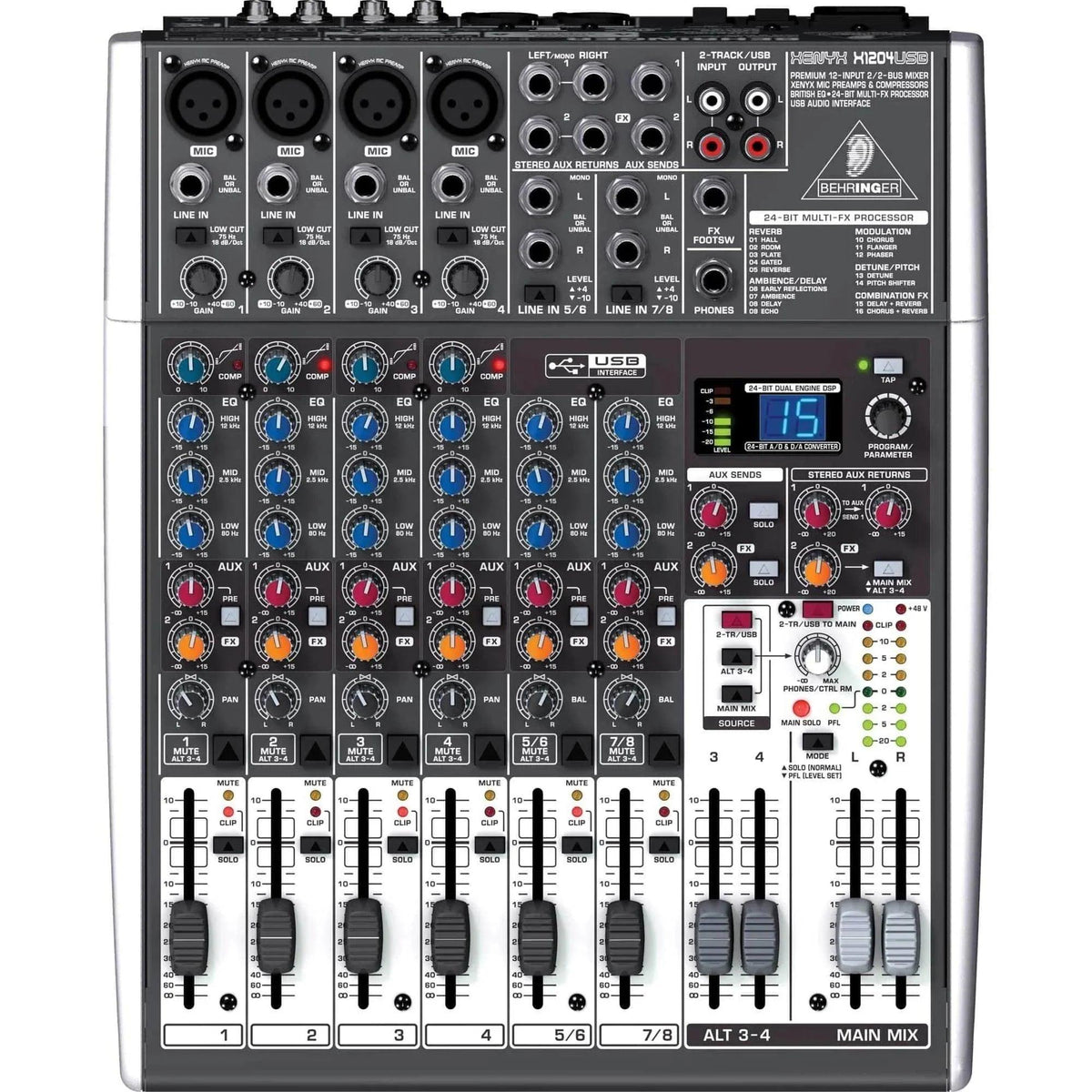 Behringer 1204FX Analog Mixer