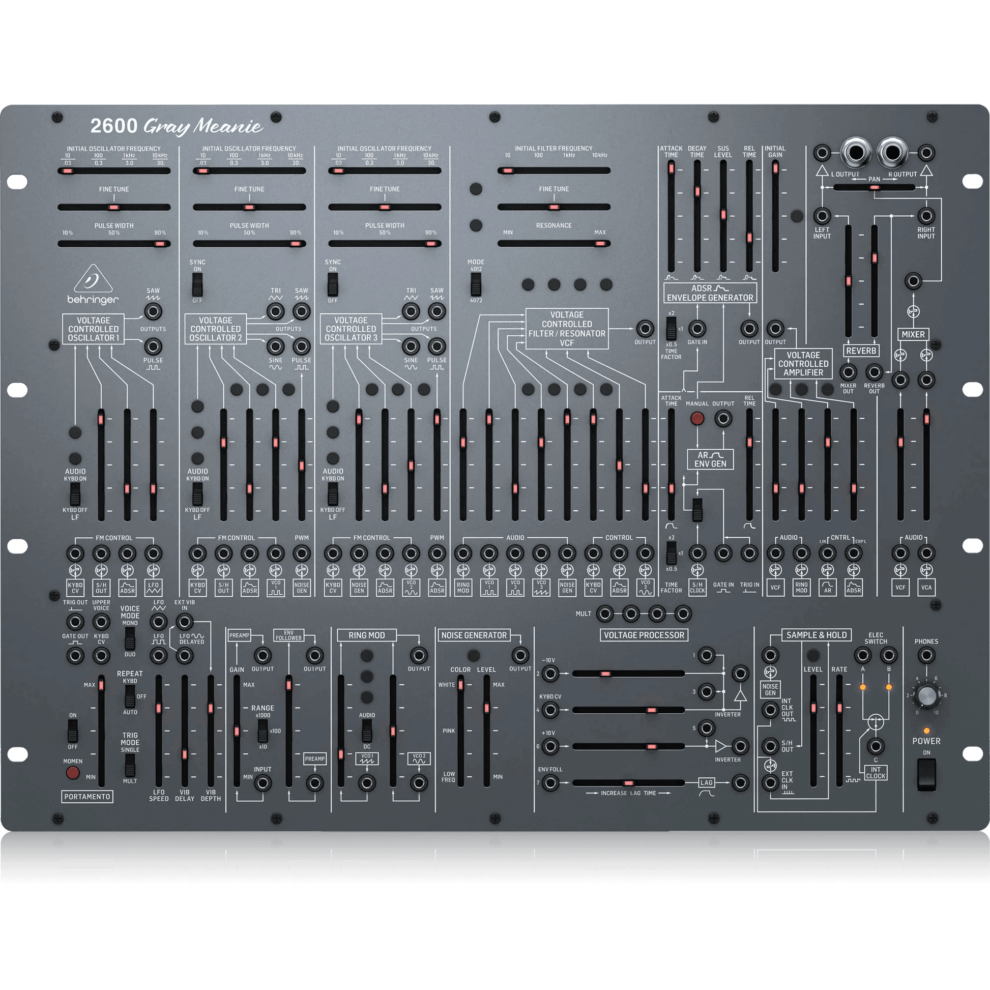 Behringer 2600GRAYMEANIE Limited-Edition Analog Semi-modular Synthesizer