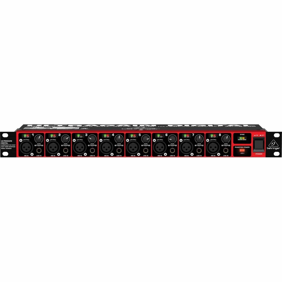 Behringer ADA8200 Ultragain Digital Preamplifier