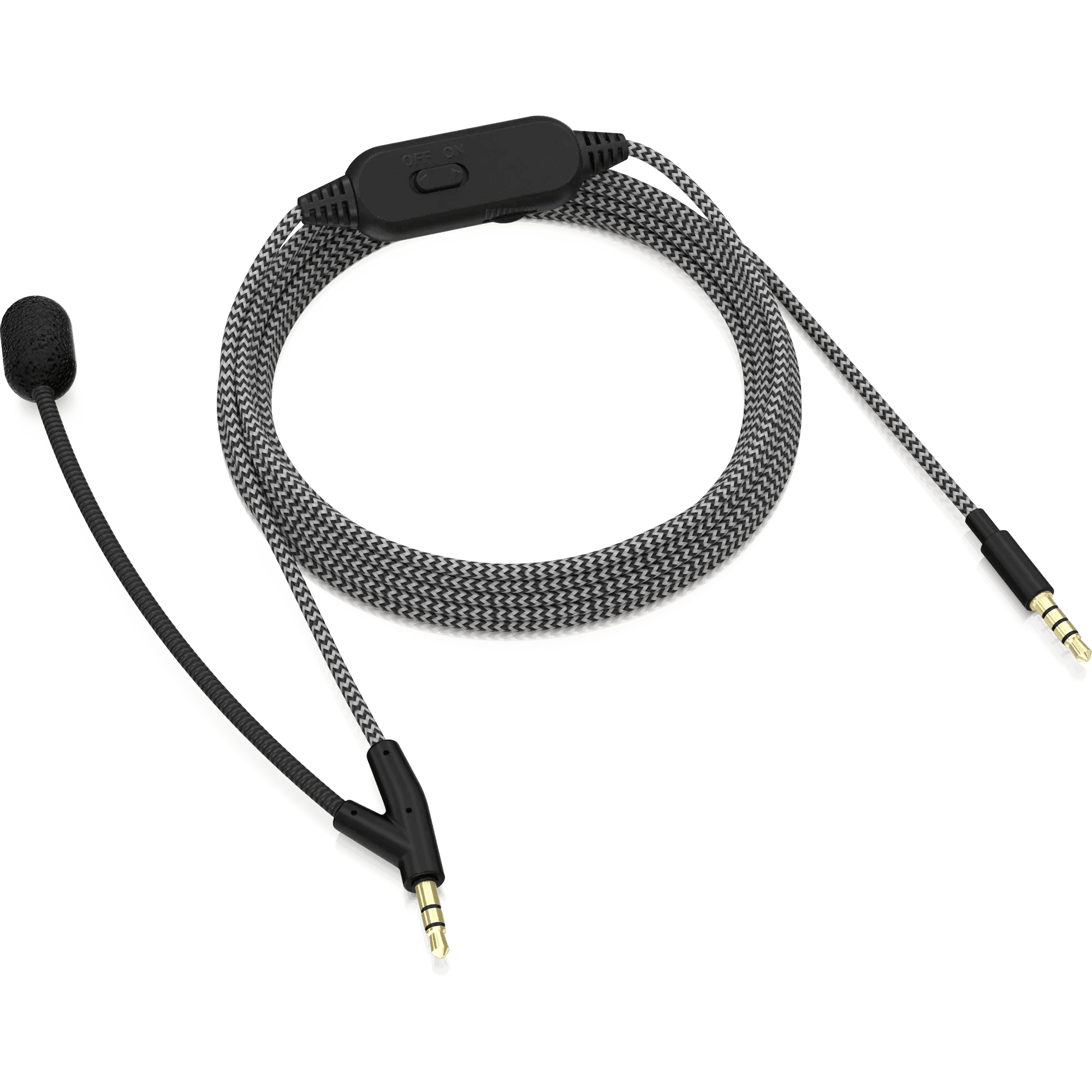 Behringer BC12 Premium Headphone Cable with Boom Microphone and In-line Control
