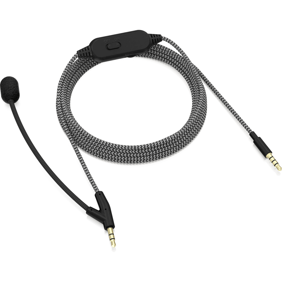Behringer BC12 Premium Headphone Cable with Boom Microphone and In-line Control