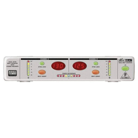 Behringer BEAT800 MiniBEAT Dual Beat Counter with Phono Preamps