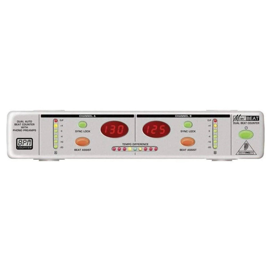 Behringer BEAT800 MiniBEAT Dual Beat Counter with Phono Preamps