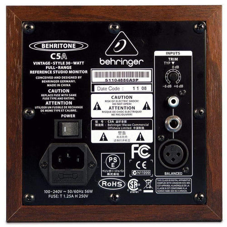 Behringer BEHRITONE C5A Studio Monitor (1Pc)