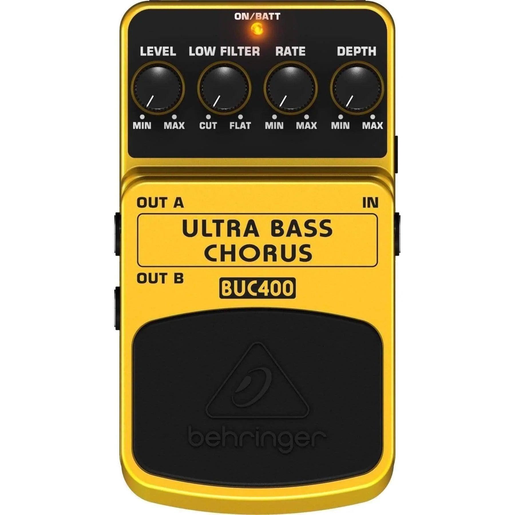 Behringer BUC400 Ultra Bass Chorus Effects Pedal
