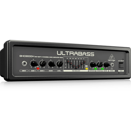 Behringer BXD3000H Ultra-Lightweight 300W 2-Channel Bass Amplifier Head