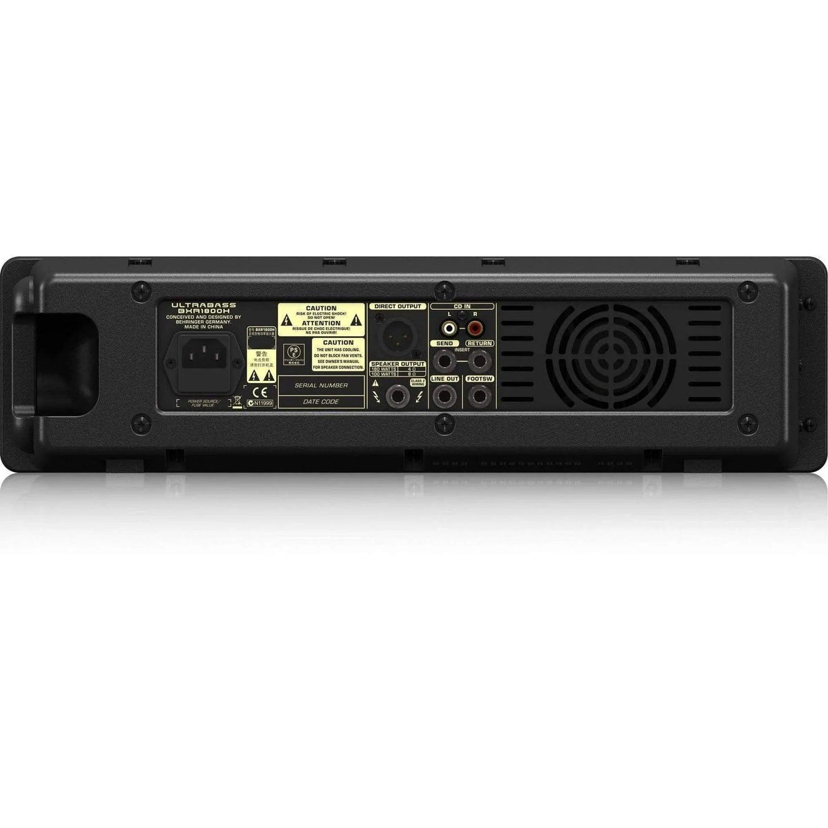 Behringer BXR1800H Ultrabass Amp Head