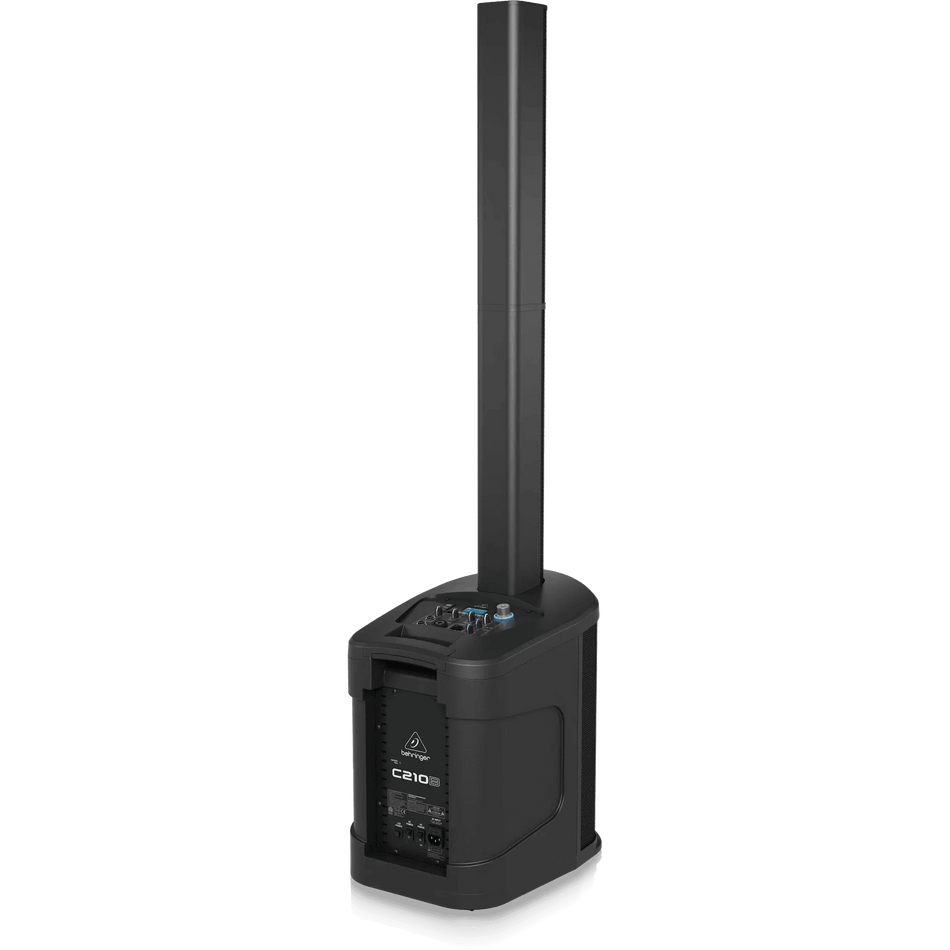 Behringer C210B 160W Powered Column Loudspeaker with Battery, 8" Subwoofer