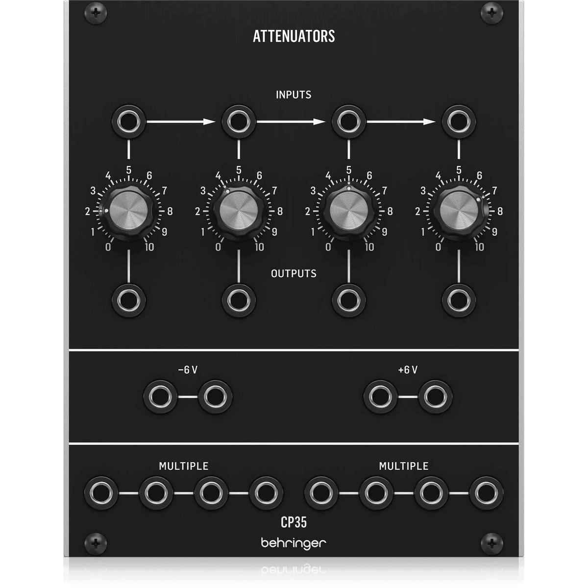 Behringer CP35 ATTENUATORS Legendary Analog Attenuator and Multiples Module for Eurorack
