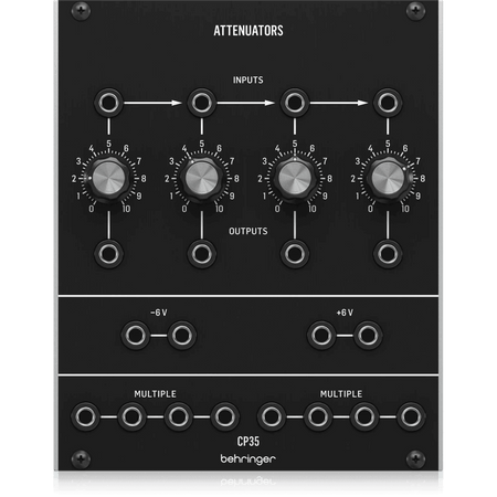 Behringer CP35 ATTENUATORS Legendary Analog Attenuator and Multiples Module for Eurorack