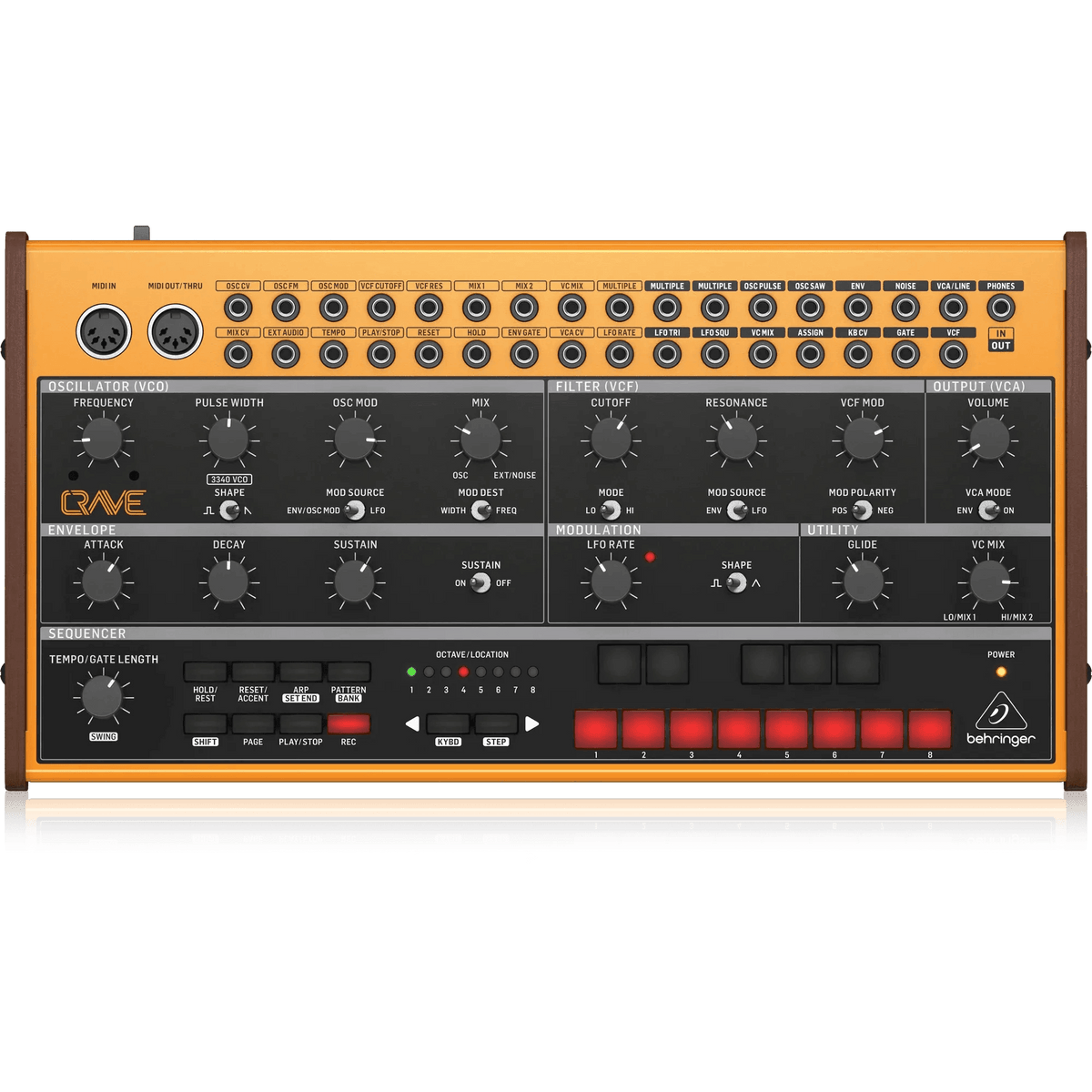 Behringer Crave Analog Synthesizer with Sequencer