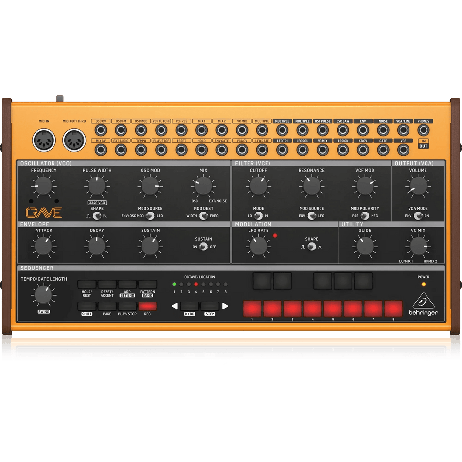 Behringer Crave Analog Synthesizer with Sequencer