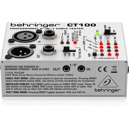 Behringer CT100 Cable Tester