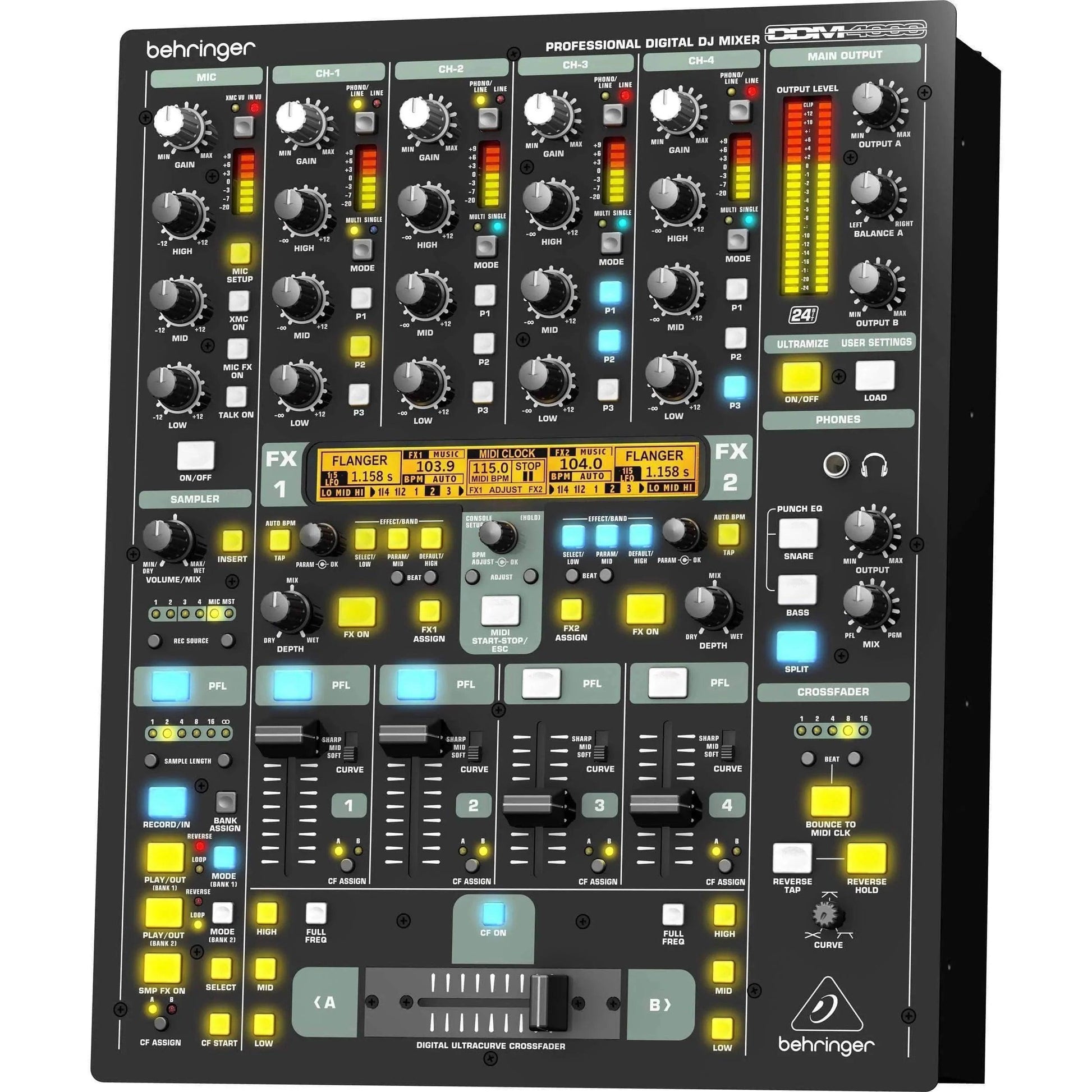 Behringer DDM4000 Pro DJ Mixer