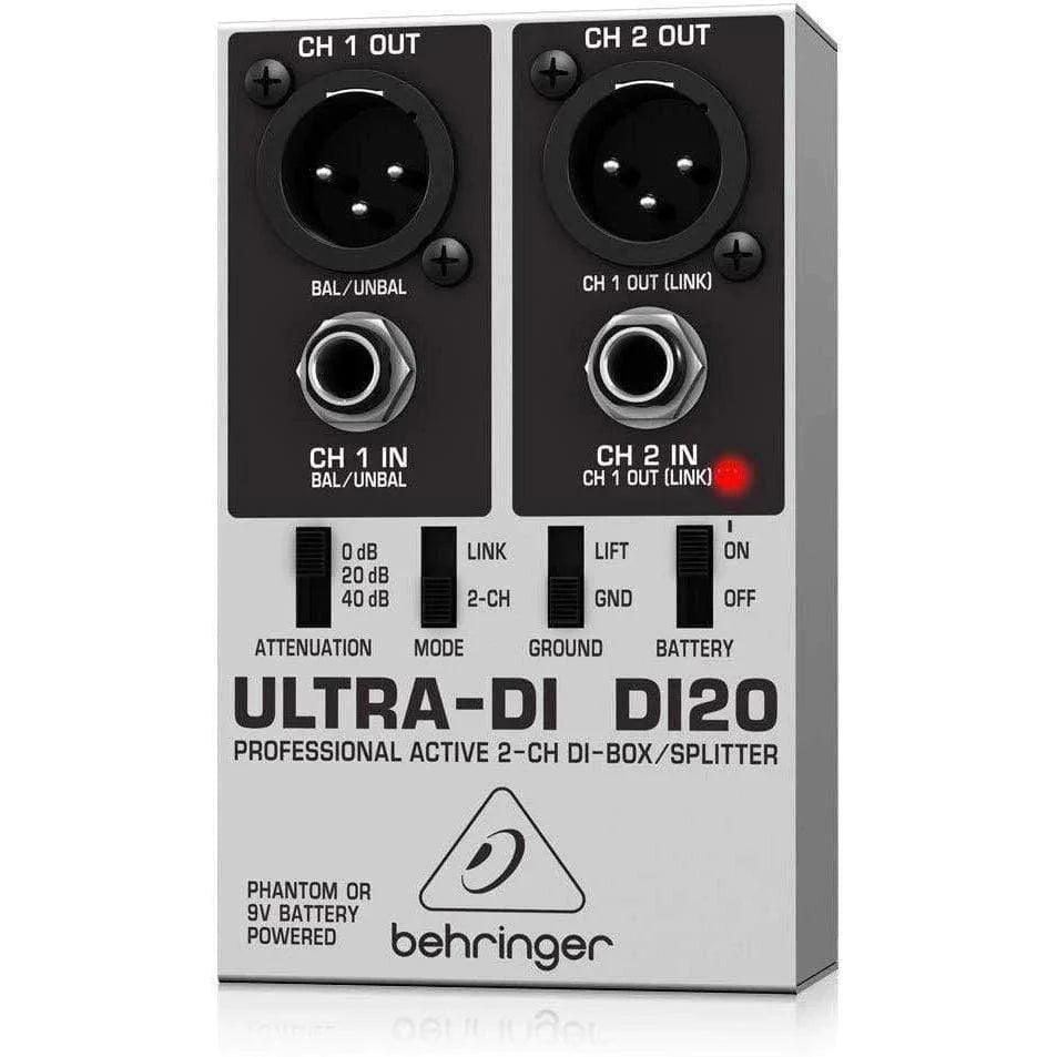 Behringer DI20 Direct Injection Box Active 2 CH