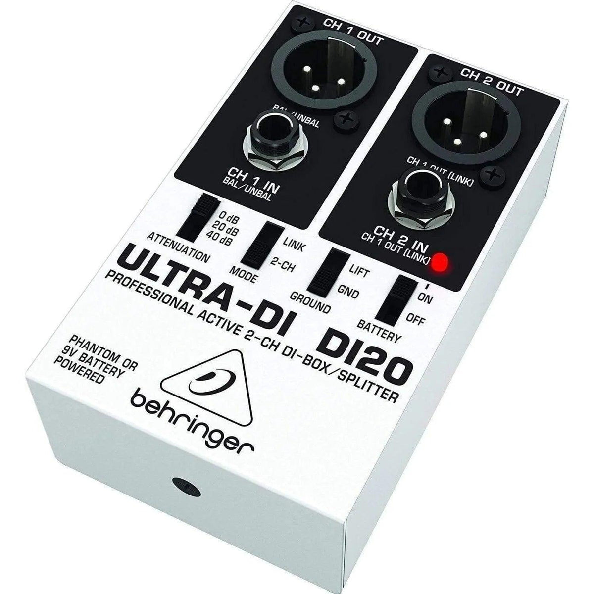 Behringer DI20 Direct Injection Box Active 2 CH