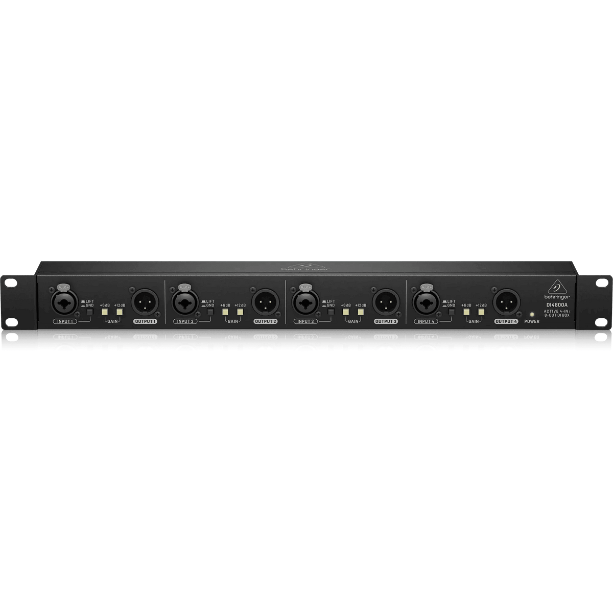Behringer DI4800A Professional 4-Channel Active DI Box, Booster and Line Isolator