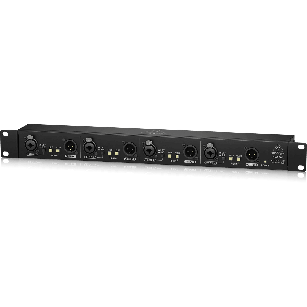 Behringer DI4800A Professional 4-Channel Active DI Box, Booster and Line Isolator
