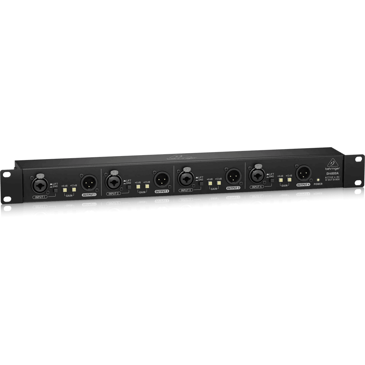 Behringer DI4800A Professional 4-Channel Active DI Box, Booster and Line Isolator