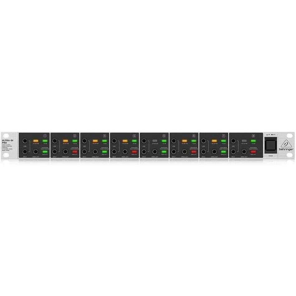 Behringer DI800V2 Professional Mains/Phantom Powered 8-Channel DI-Box